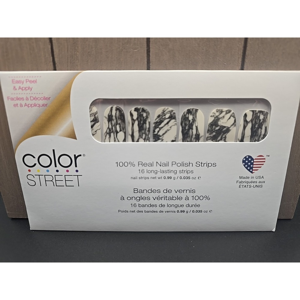 Colorβ Street Nail Polish Strips Mystic Marble